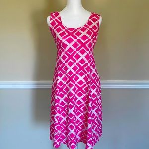 Pink and White dress